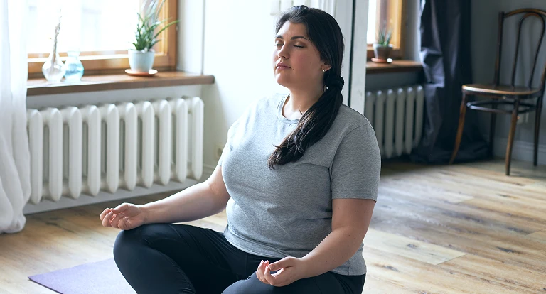 latin girl yoga